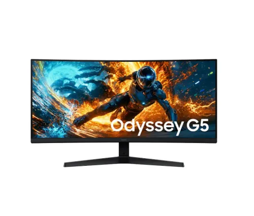 Màn hình SAMSUNG Gaming Odyssey G5 G55H LS34HG552EEXXV (34inch/ VA/ UWQHD/ 180Hz/ 1ms/ 1000R)